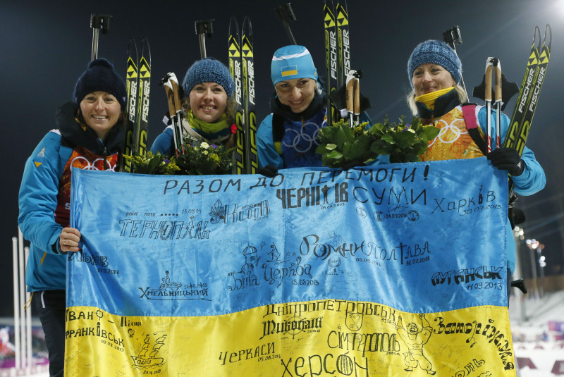 Olimpiskā čempione ukrainiete Pidhrušna: "Krievu fani bļāva - aizšaujiet garām, krītiet!"