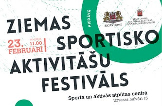 Svētdien pirmo reizi Rīgā notiks Ziemas sportisko aktivitāšu festivāls