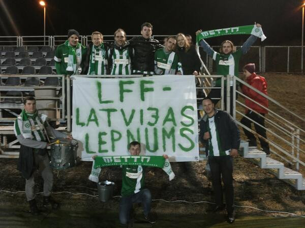 "LFF - Latvijas lepnums" -  "Metta"/LU fanu klubs vēlreiz izaicina ar drosmīgu plakātu