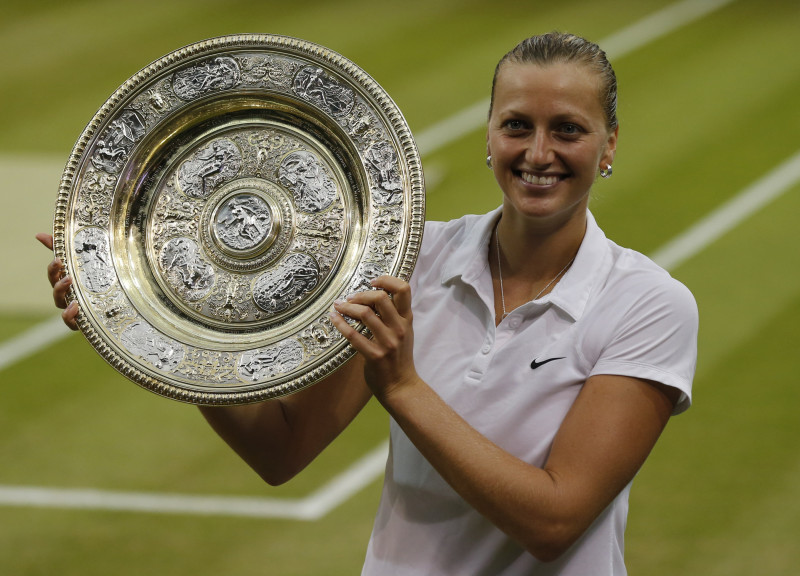 Kvitova otro reizi triumfē Vimbldonā