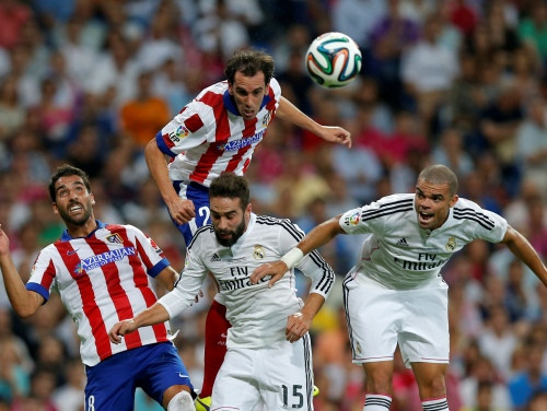 Hamess gūst pirmos vārtus "Real" labā, "Atletico" pagūst atbildēt