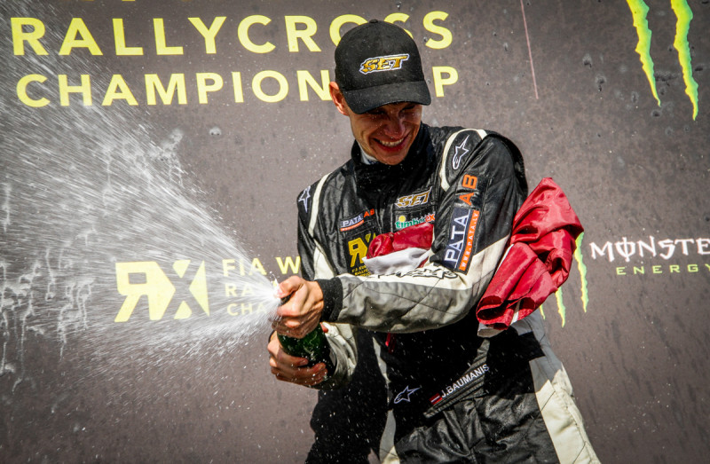 Baumanis uzvar Eiropas rallijkrosa čempionāta posmā Vācijā