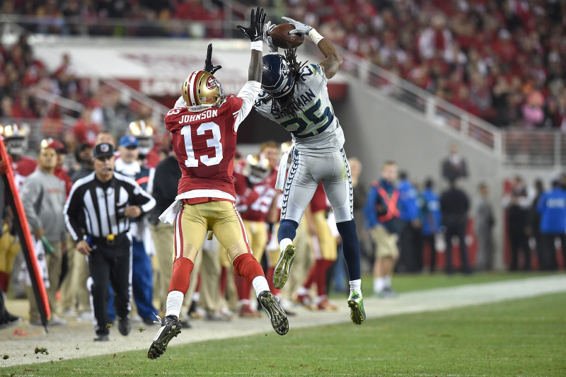 Pateicības dienas mačā “Seahawks” un Šermans pārspēj “49ers”