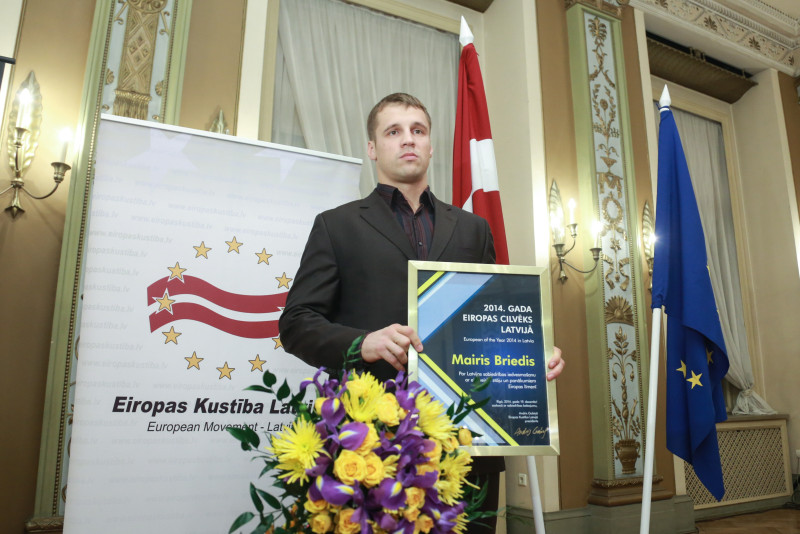 Briedis: "Manas cīņas Eiropai parādīja Latvijas karogu"