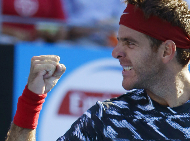 Del Potro gūst otro uzvaru pēc 11 mēnešu pauzes