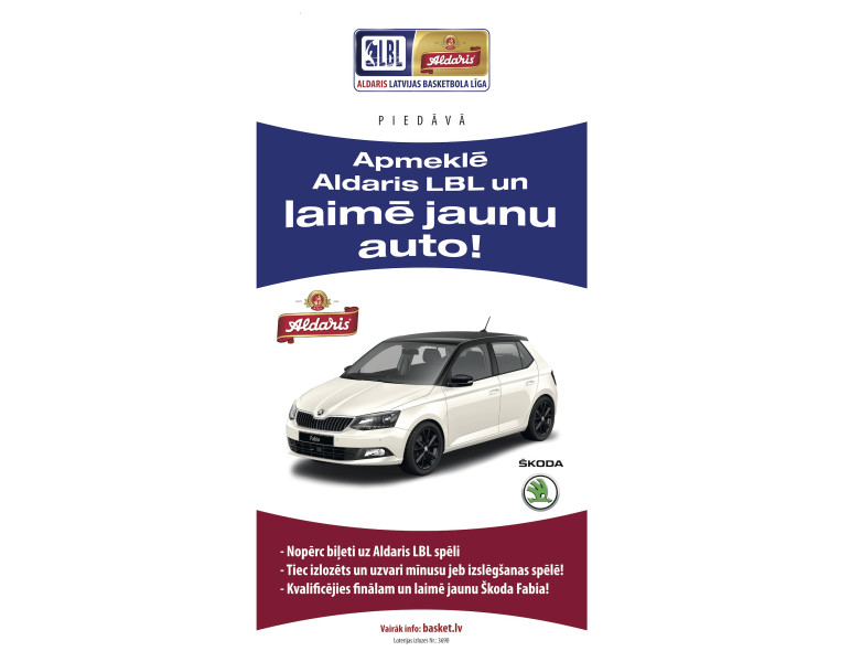 Turpinās Aldaris LBL līdzjutēju akcija “Trāpi un brauc”