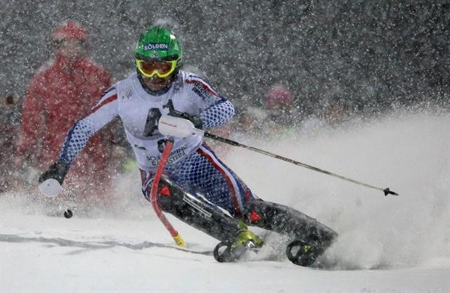 Pasaules kausā slalomā Šladmingā vēsturiska uzvara A.Horošilovam, K.Zvejnieks izstājas