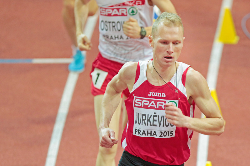 Jurkevičs labo Latvijas rekordu 1500m