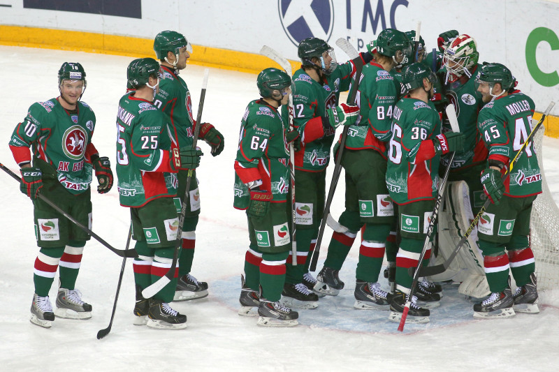 Nilsonam "sausā" spēle, "Ak Bars" konferences finālu sāk ar uzvaru