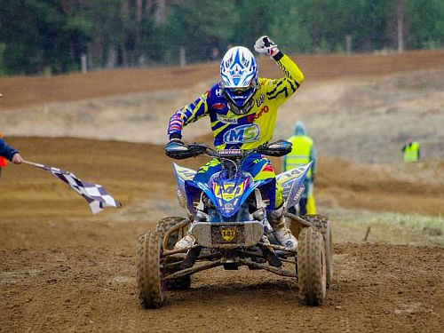 Lietuvas motokrosa sezonas atklāšanā kvadru klasē uzvar latvietis Reinfelds