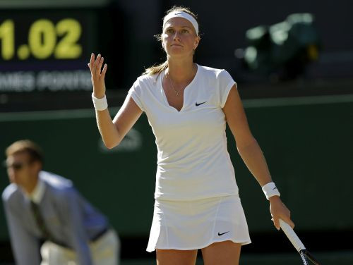 Čempione Kvitova nenotur pārsvaru un zaudē 3. kārtā