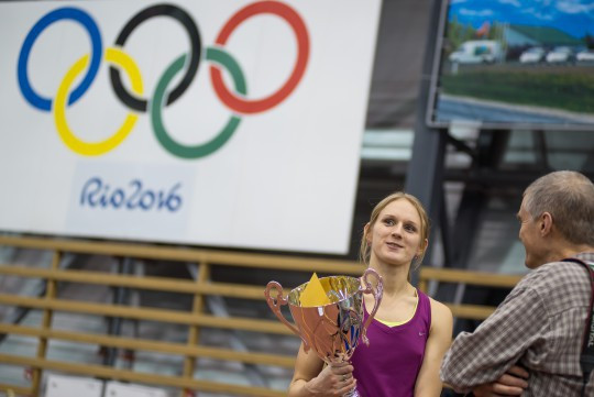 Olimpiskā normatīva īpašniece Latiševa-Čudare izrauj uzvaru Jēkabpilī