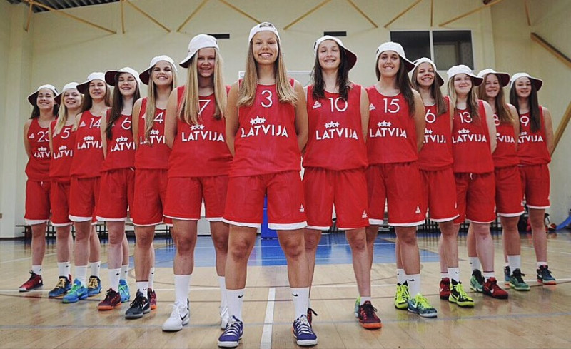 U16 meitenes trešo gadu pēc kārtas sasniedz Eiropas "Top 8"