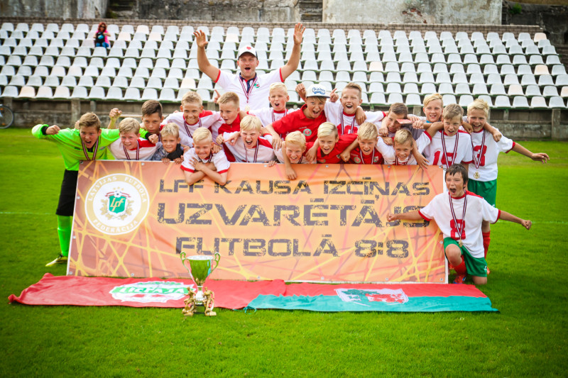 LFF kausa izcīņa futbolā 8:8 noslēgusies ar FK Liepāja/LSSS uzvaru U-11 grupā