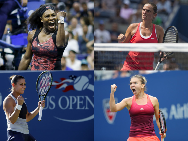 "US Open" pusfināli: Itālija pret ranga līderēm
