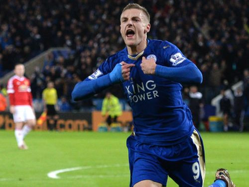 Vardijs uzstāda rekordu, "Leicester" ar "United" neizšķirts