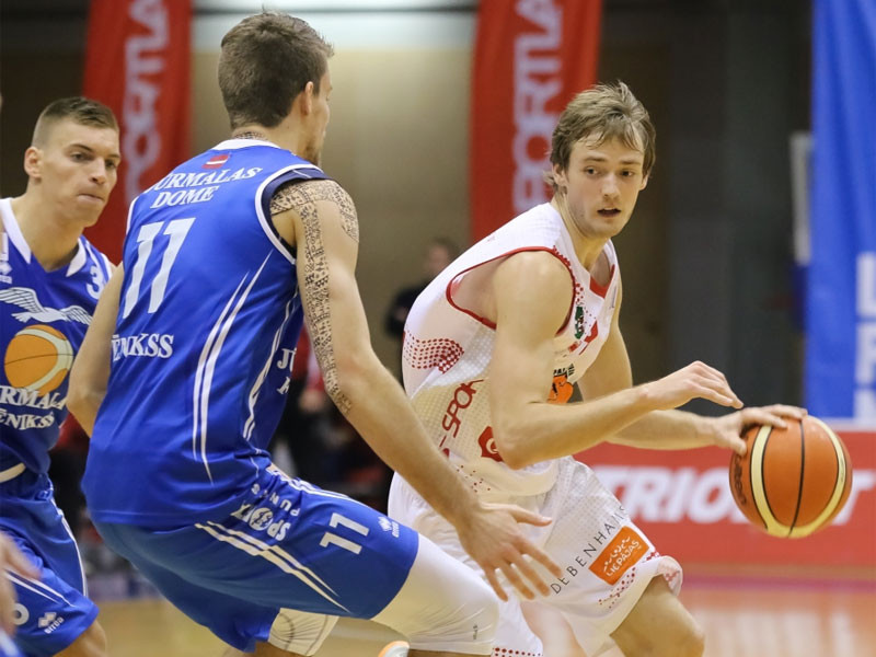 BBL: "Barons/LDz" viesosies Raplā, Liepāja par ceturto uzvaru pār Jūrmalu