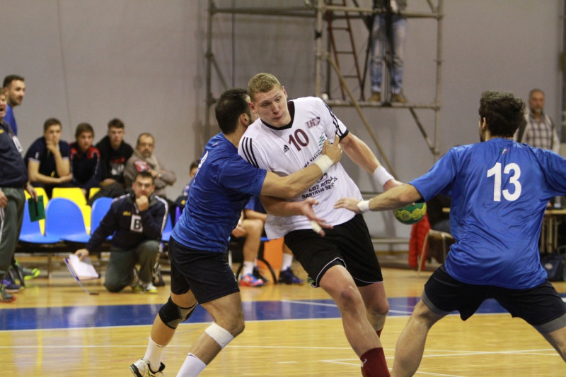 Startē Rīgas domes kauss handbolā, Latvija sāk pret baltkrieviem