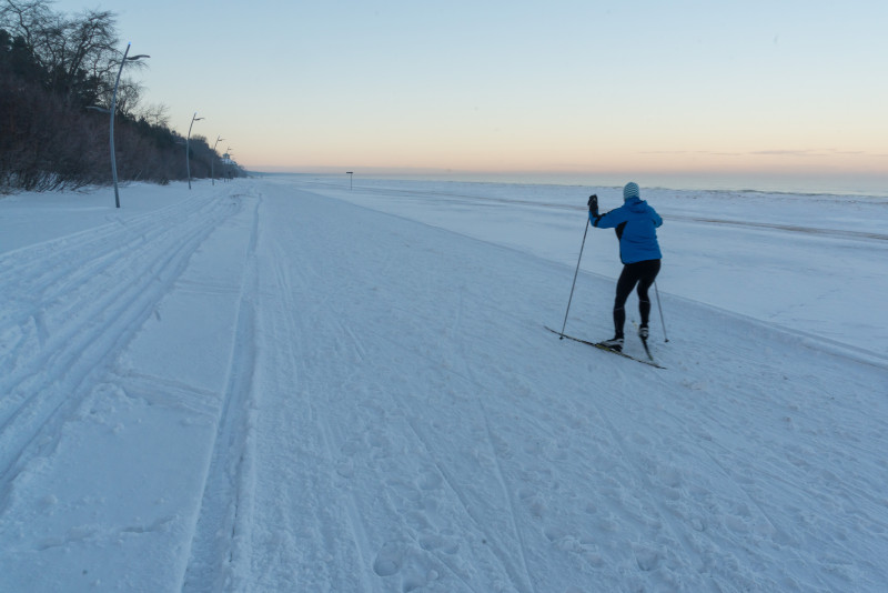 Jūrmalā izveidota 22 km gara distanču slēpošanas trase