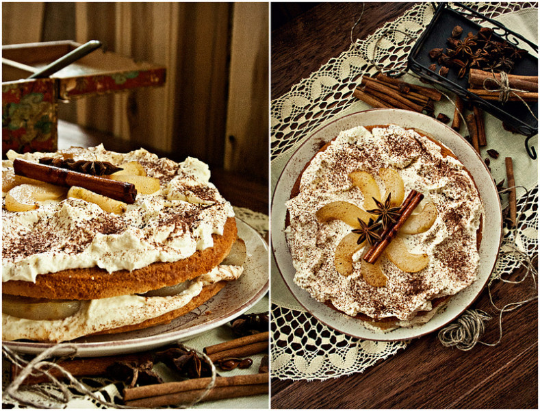 Bumbieru un putukrējuma torte