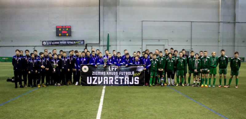 LFF Ziemas kausa izcīņa noslēdzas ar BFC Daugavpils uzvaru U-14 grupā