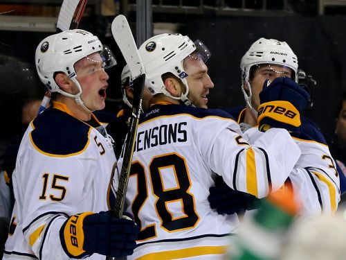 Girgensons rezultatīvi piespēlē, ''Sabres'' gūst panākumu Monreālā