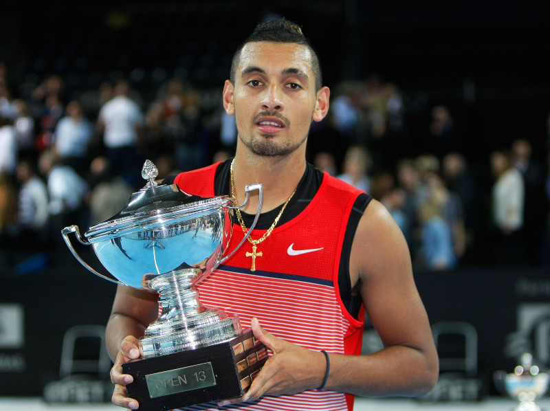 Nesalaužamais Kirjoss ar graujošu tenisu izcīna pirmo ATP titulu