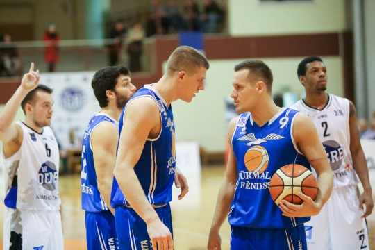 "Jūrmala" pārspēj "Valku/Valgu" un nostiprina savas "play-off" pozīcijas
