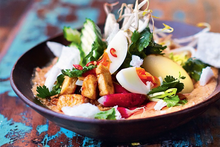 Džeimija Olivera salāti Gado-gado