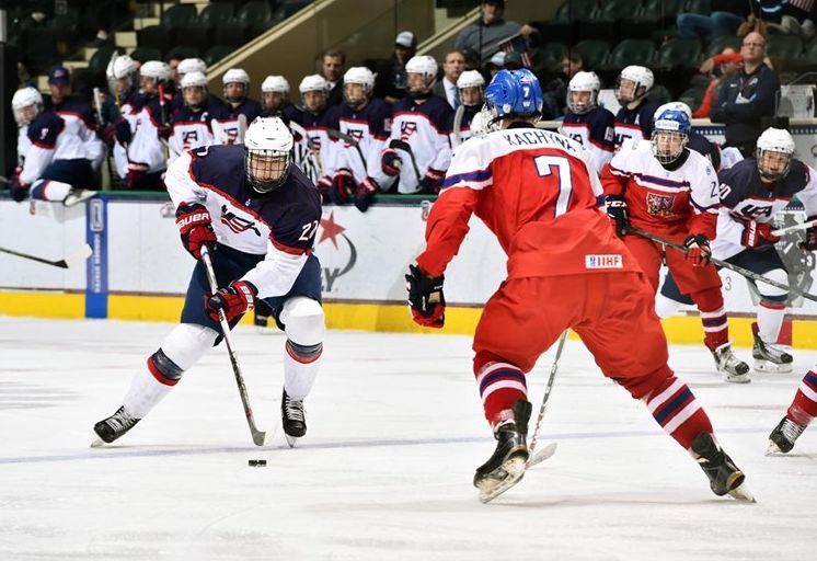 U18 PČ ceturtdaļfināli: Zviedrija grauj slovākus, ASV - čehus