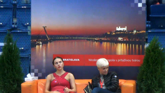 Kučvaļskai 13. labākā īsā programma Bratislavā (+video)