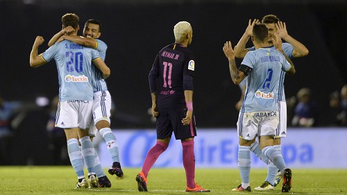 "Celta" otro gadu pēc kārtas saber četras bumbas "Barcelona" vārtos