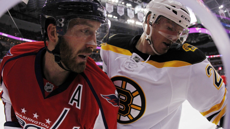 "Capitals" izsēj trīs vārtu pārsvaru un pieveic "Bruins" tikai pagarinājumā