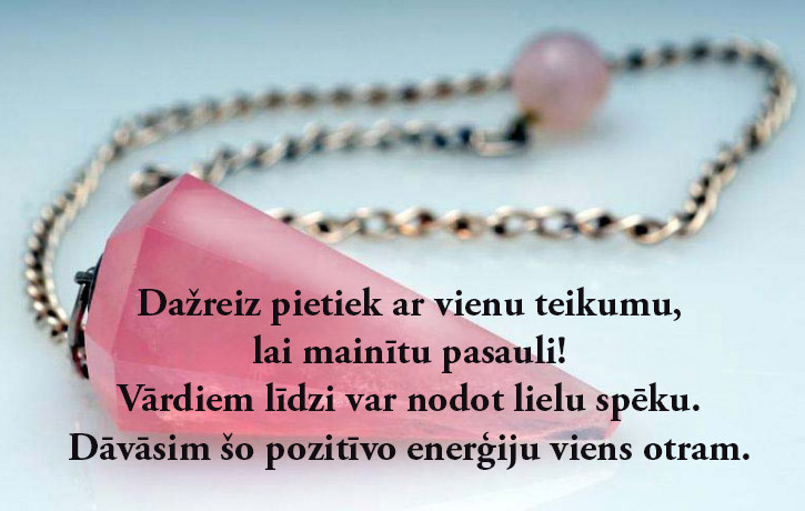 11.aprīļa dienas veiksmes akmens- ROZĀ KVARCS