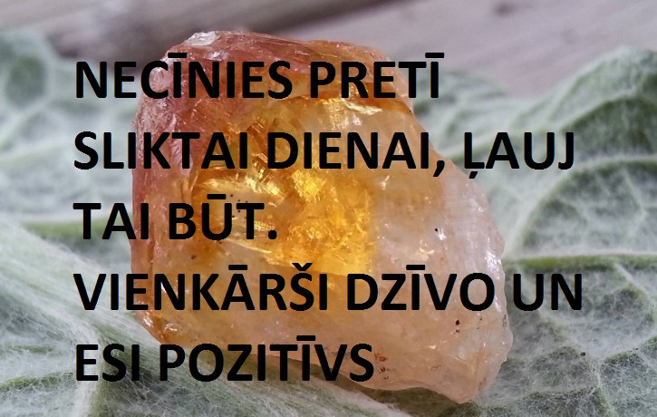 9.janvāra dienas akmens- CITRĪNS