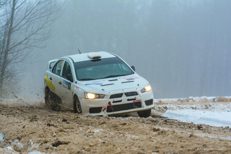 Vorobjovs/Pūķis Lietuvas "Halls Winter Rally 2017" izcīna uzvaru savā klasē