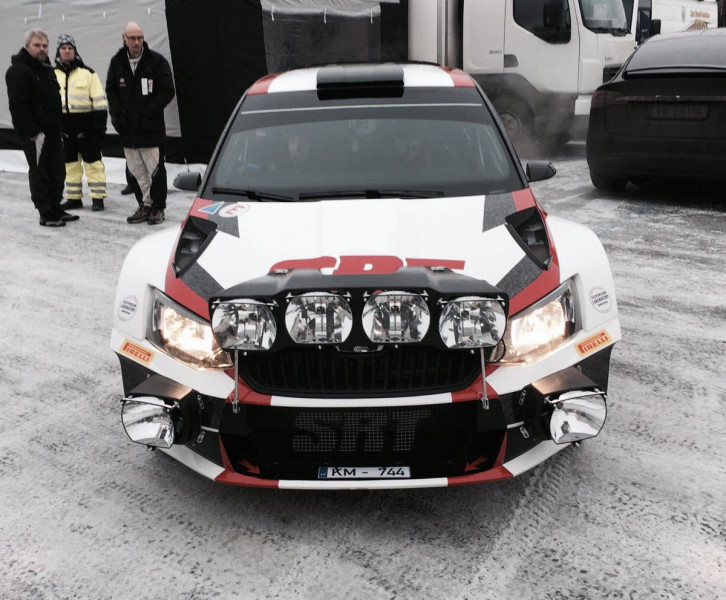 Latviešu SRT rallija komandas pilots izcīna piekto vietu Norvēģijas rallijā