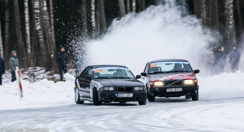 Ar aizraujošām cīņām aizvadīts Ziemas Drifts Baldonē