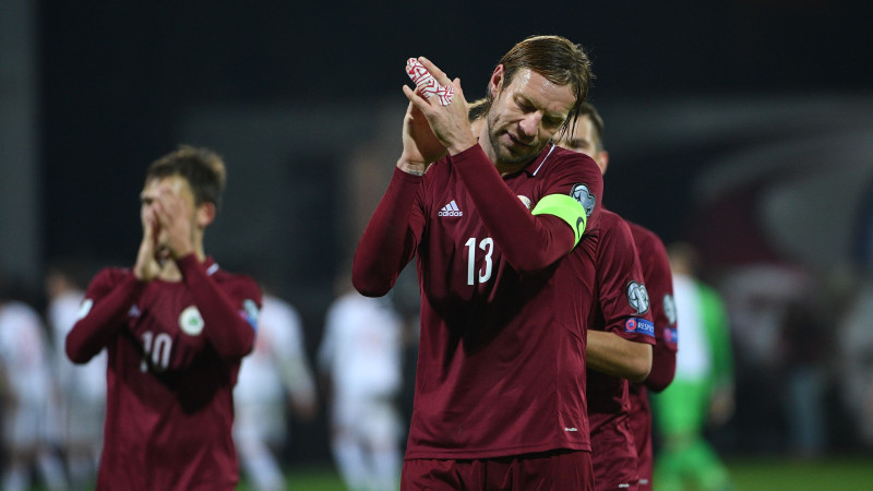 Latvijas izlasei FIFA rangā jauns antirekords - 124. vieta