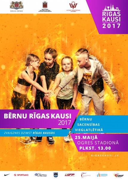 Pirmo reizi ''Rīgas Kausu'' ietvaros norisināsies sacensības bērniem
