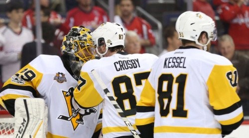 "Penguins" otro gadu pēc kārtas izslēdz "Capitals", septītajā spēlē uzvar arī "Ducks"