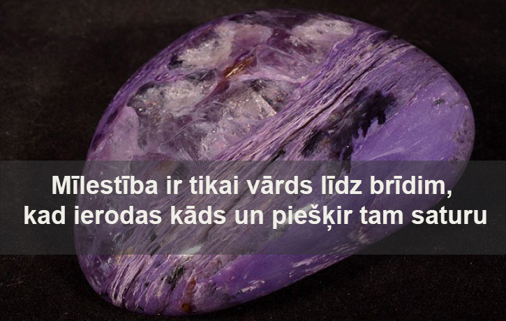 25. maija dienas veiksmes akmens- ČAROĪTS