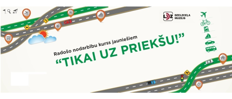 Latvijas dzelzceļa vēstures muzejā norisināsies radošo nodarbību kurss bērniem “TIKAI UZ PRIEKŠU!”