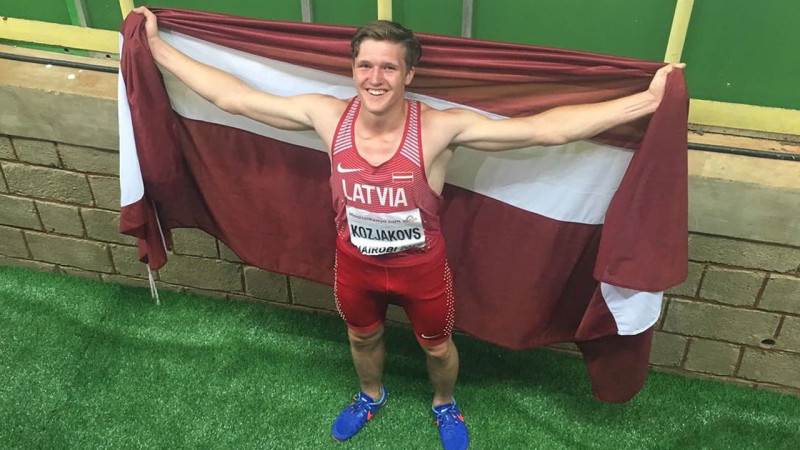 Kozjakovs ar jaunu Latvijas rekordu izcīna pasaules U18 sudrabu desmitcīņā
