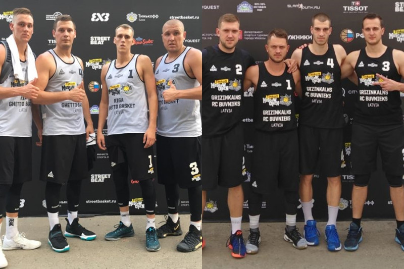 Abas Latvijas 3x3 basketbola komandas sestdien spēlēs “Tinkoff Moscow Open” ceturtdaļfinālā