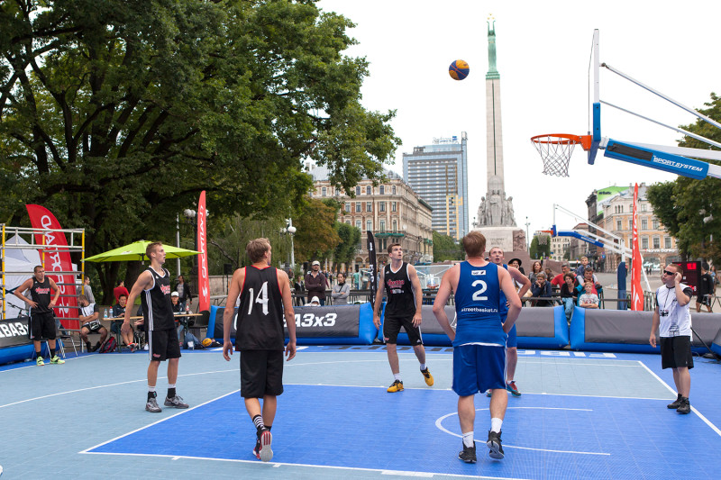 5. un 6. augustā pie Brīvības pieminekļa “Riga Open” 3x3 basketbolā