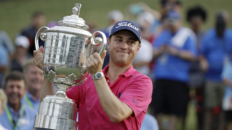 Tomass triumfē "PGA Championship", iegūstot pirmo "major" titulu