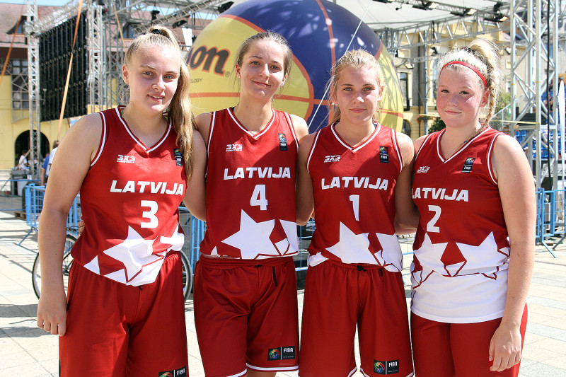 Latvijas U18 izlases basketbolistes neiekļūst Eiropas 3x3 kausa ceturtdaļfinālā