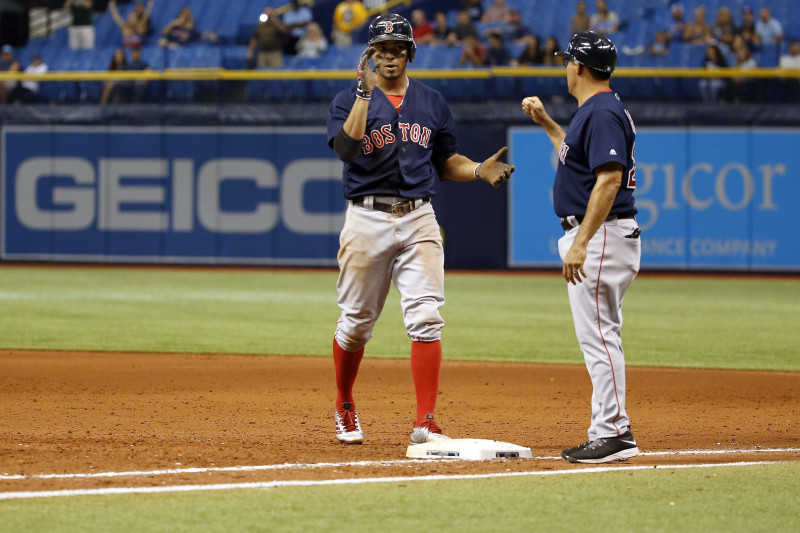 "Red Sox" uzvar kārtējā maratonā, pārtrūkst "Indians" uzvaru sērija