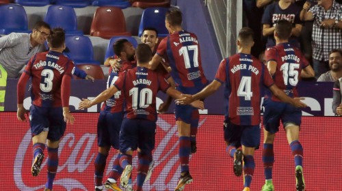 Centra aizsargam izcili uzvaras vārti, "Levante" pakāpjas uz piekto vietu
